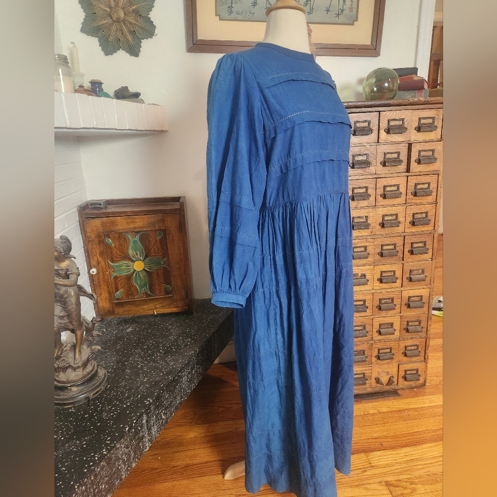 Christy Dawn Indigo Midi Dress - Picture 8 of 15